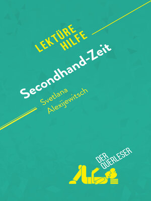 cover image of Secondhand-Zeit von Svetlana Alexijewitsch (Lektürehilfe)